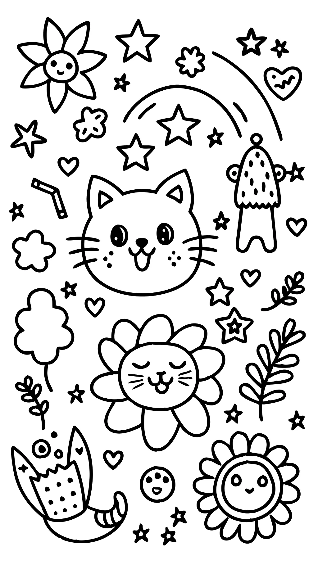 doodle coloriage